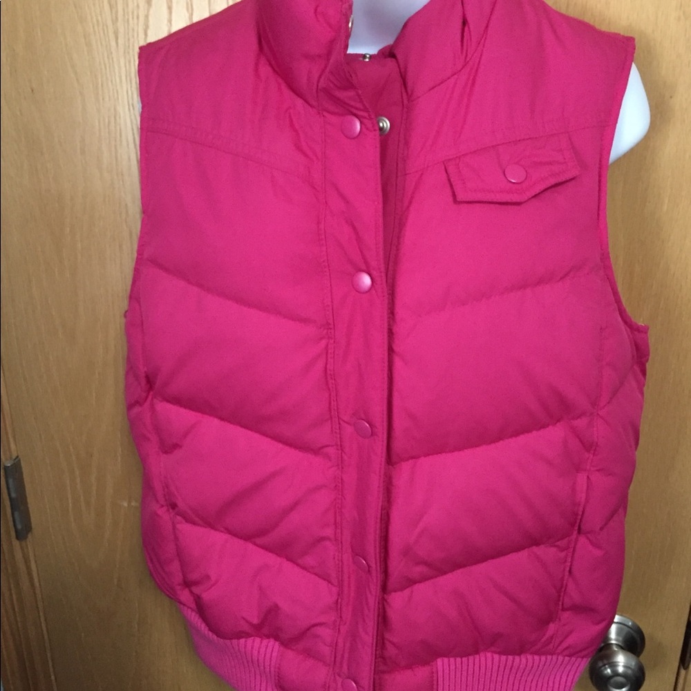 Down puffer vest, M, EUC